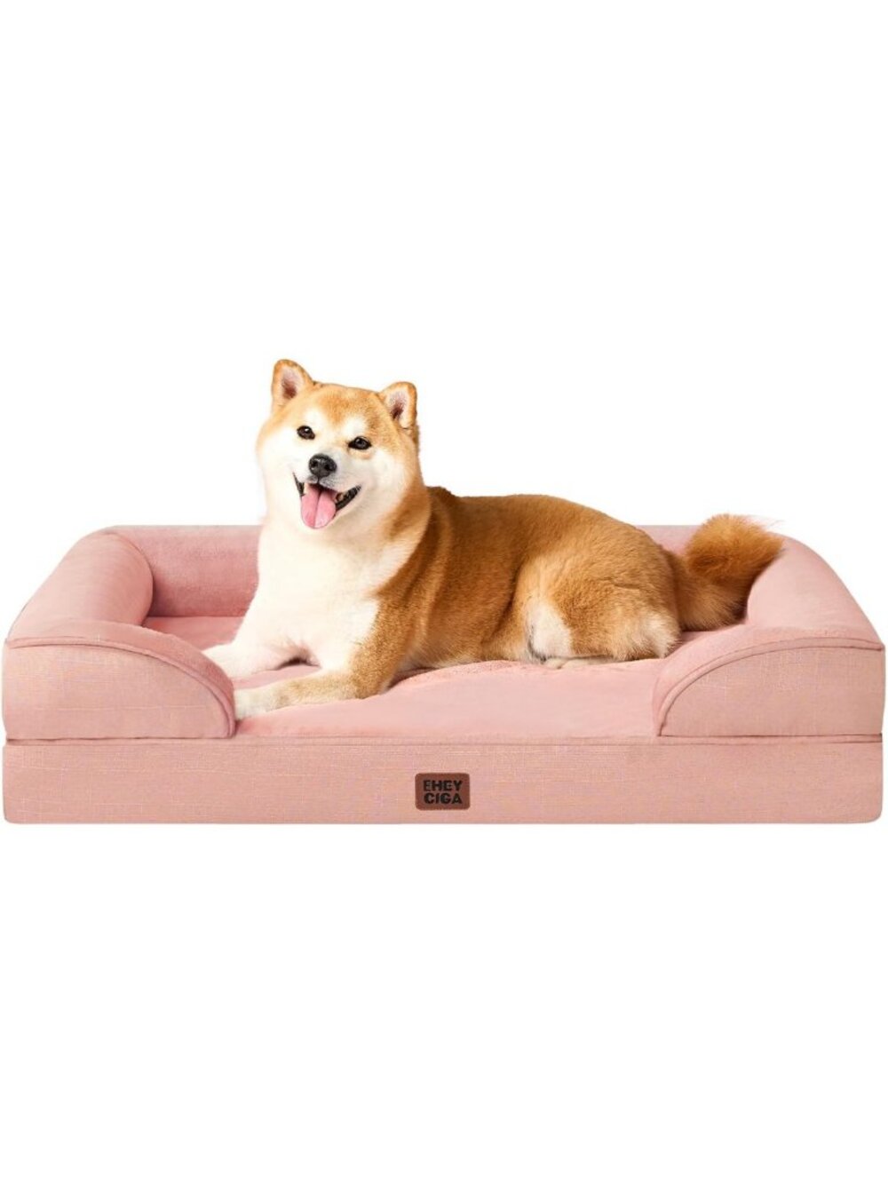 Cozy Waterproof Memory Foam Dog Bed for Large Dogs, Non-Slip, Washable Cover